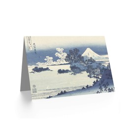 Artery8 Hokusai Beach Of Shichirigahama Province Sagami Fine Art Greeting Card Plus Envelope Blank Inside