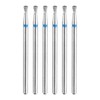 sourcing map 6pcs 120-140 Grits Diamond Grinding Bit 2mm Inverted