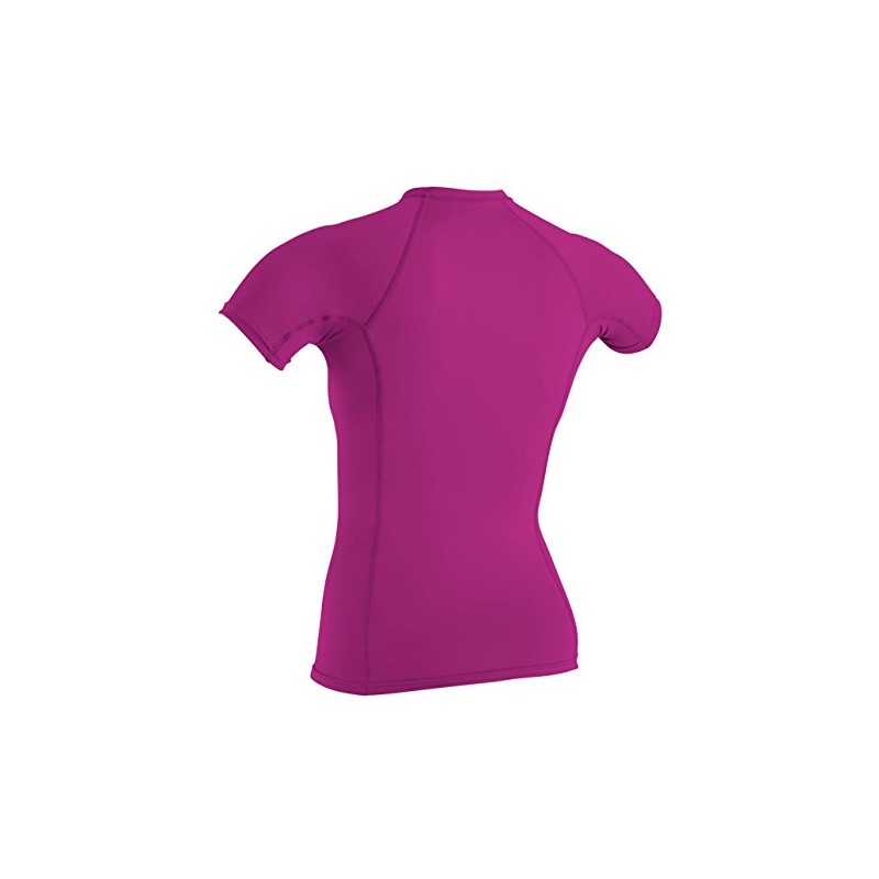 O'Neill Wetsuits Women's Wms Basic Skins Short Sleeve Rash Guard