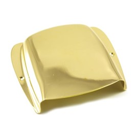 Guitar Tools International Jazz Bass Bridge Cover -Gold JBBRG