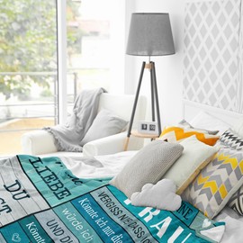 Yesbird I Love You Gifts for Men, Wedding Anniversary Gifts for Men, Gift Man, Gift Husband Birthday, Valentine's Day, Thank You Gifts Man, Best Husband Blanket 150 x 130 cm