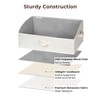 StorageWorks Closet Storage Bins, Trapezoid Organizer Box for Shelves, Fabric
