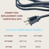 KOIUETUA 95104L Circular Saw Power Cord fits for SPT77WML SPT77WM