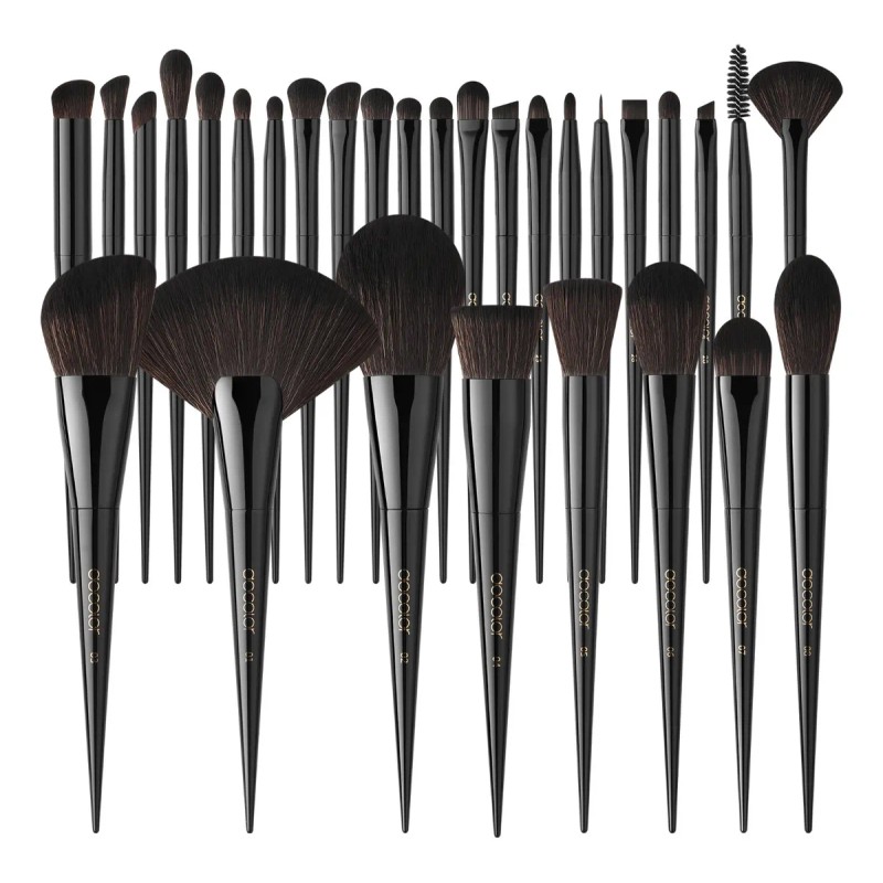 Juego De Brochas De Maquillaje Profesional Docolor, 30 Pieza