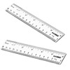 Plastic Rulers, 6 Inch Ruler, Clear Measuring Tool for Student