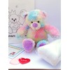 Magic Rainbow Teddy Bear - Soft Plush Toy - 25cm