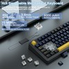 AULA AULA F75 75% Wireless Mechanical Keyboard,Gasket Hot Swappable Custom