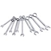 10PCS Mini Combination Wrench Set Steel Inch Open End Small