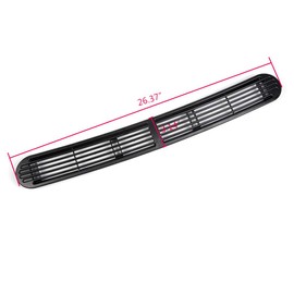 CHEDA Defrost Vent Cover (1PCs) Compatible with 1998-05 Chevy GMC Oldsmobile. Black, Plastic Dashboard Cover