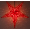 Guru-Shop Foldable Advent Luminous Paper Star, Cassiopeia Christmas Star, Window