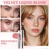 AOOHA Liquid Blush Wand,Blush Beauty Wand,Soft Cream Blush Tint