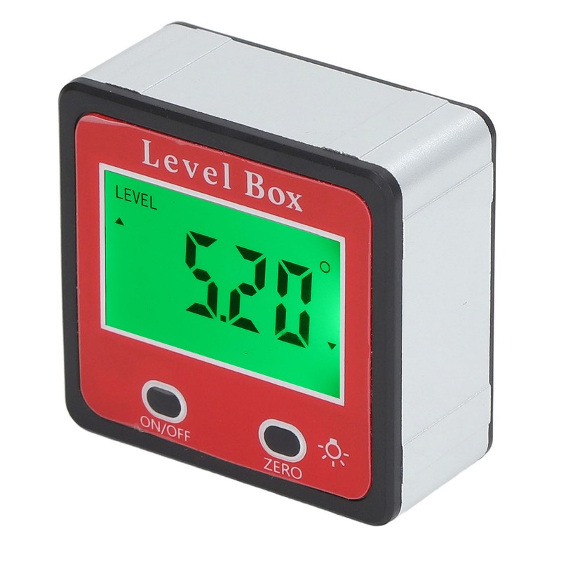 Digital Level Box LCD Display Angle Finder High Accuracy Inclinometer