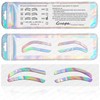 Airbrush Brows Shaping Guides Stickers, Rainbrow Eyebrow Tint Tape Stencils