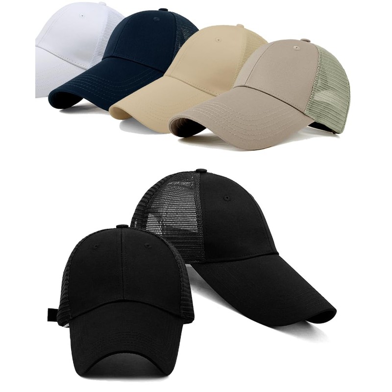 Laquest Large Size Long Brim Mesh Cap, Hat, Max 24.8