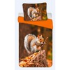 BrandMac Bed Linen Set with Squirrel 135 x 200 cm
