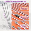 Aeelike Knitting Needles and Crochet Hook Set, Crochet and Knitting