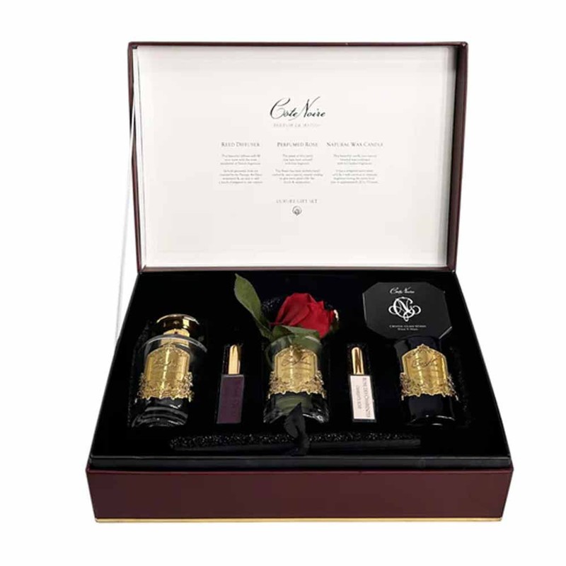 Cote Noire-Luxury Rose Bud Gift Set Rose Oud