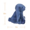 Apricot Lamb Toys Plush Navy Blue Bunny Rabbit Stuffed Animal