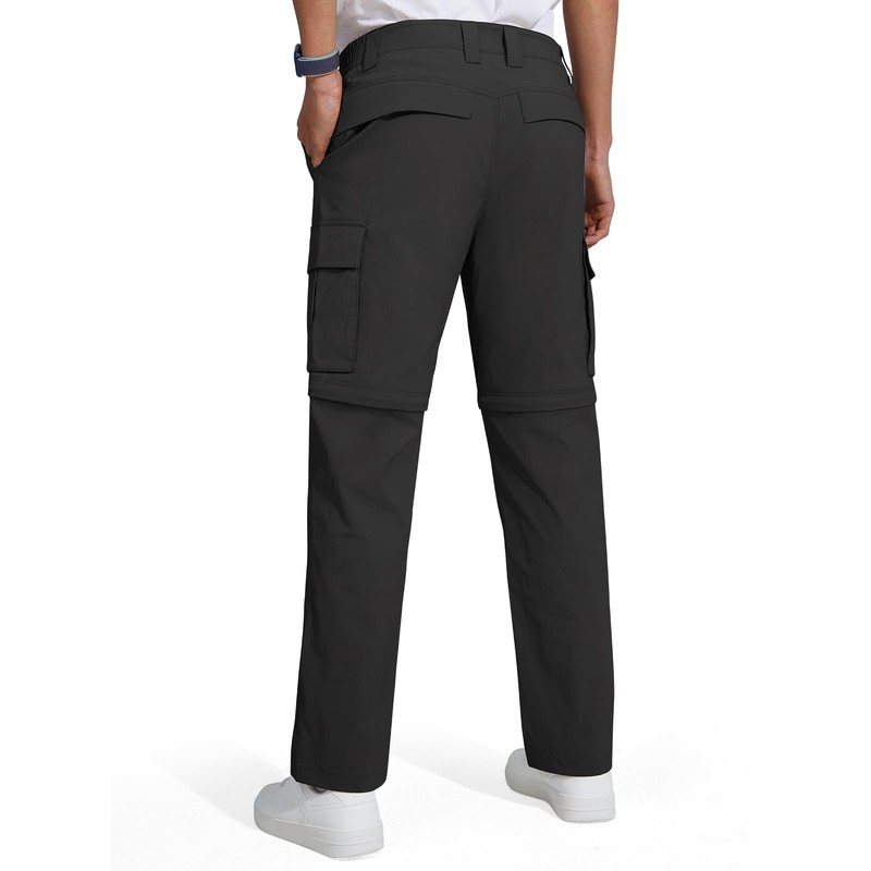 FREE SOLDIER Mens Hiking Pants Convertible Waterproof Lightweight Quick Dry