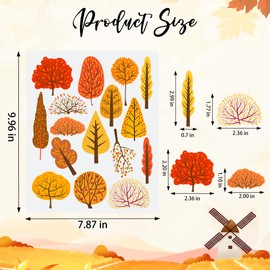 Lucleag 300 PCS Pumpkin Stickers for Kids, Thanksgiving Fall Pumpkins Stickers for Crafts, Multi Styles Autumn Pumpkin Sticker for Thanksgiving Fall Autumn Decorations Gifts for Kids
