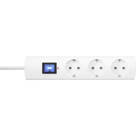 Kopp UNOversal Indoor 3AC outlet(s) 1.4m White power extension UNOversal, Indoor, 1.4 m, 3 AC outlet(s), IP20, White, Thermoplastic