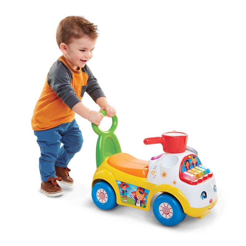 Little People Fisher-Price Music Parade Ride-On, White