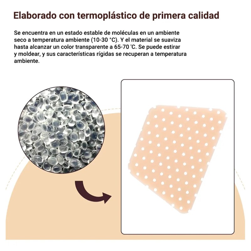Kit 4pzs Retenedor Nasal Y Termoplástica Rinoplastia