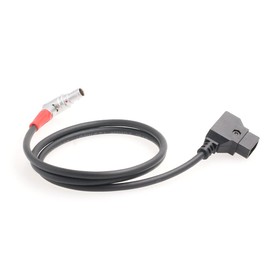 HangTon D-tap Right Angle 2 Pin Power Supply Cable for Teradek Bolt Zacuto Gratical Eye Viewfinder 30''