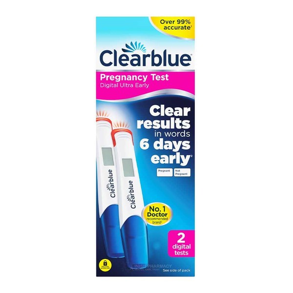Clearblue Digital Ultra Early Pregnancy Test Kit - 2 Tests