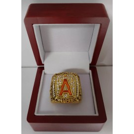 Tim Salmon - 2002 Anaheim Angels World Series Ring With Wooden Display Box