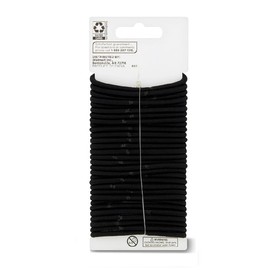 Ligas para cabello Equate 30 piezas negras