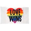 Flaggenfritze® Flag Rainbow Love Wins 90 x 150 cm