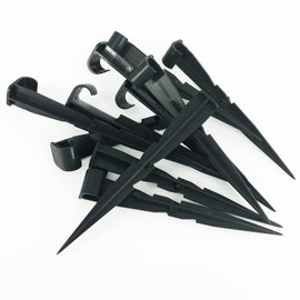 Pack of 50 Garden Hose Ground Anchors Diameter 20 cm Length 18 cm Mounting Anchor for Garden Watering Ground Anchor Pegs for Pearl Hose Garden Hose