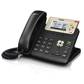 Yealink T23G IP Phone, 3 Lines. 2.8-Inch Graphical LCD. Dual-Port 10/100 Ethernet, 802.3af PoE, Power Adapter Not Included (SIP-T23G)