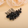 Rumtock Black Hair Comb for Wedding Brides Bridesmaid Women Girls