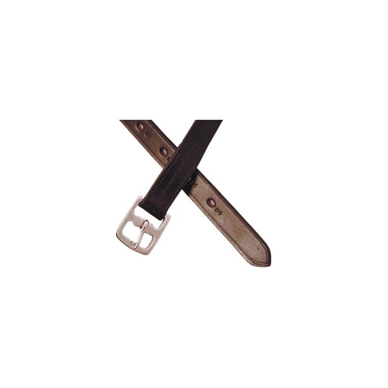 Avon Equine Black & Brown Leather Stirrups (116.8 cm to
