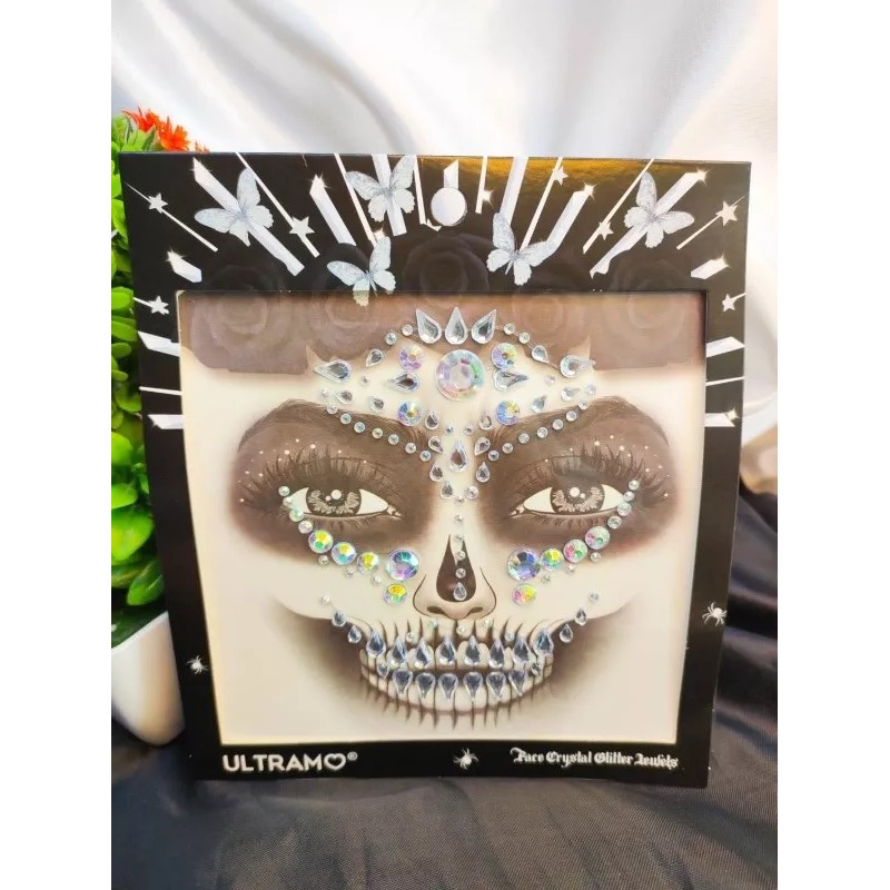 Ultramo Set De 5 Face Gems Catrina Rostro Ultramo Stickers
