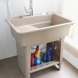 Portable Multi-purpose Auxiliary Sink for Hand Washing Sink Bowl 04. Homesworld Multi-purpose Sink Large Marble