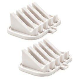 Jabonera de silicona para ducha con autodrenaje (2, blanco)