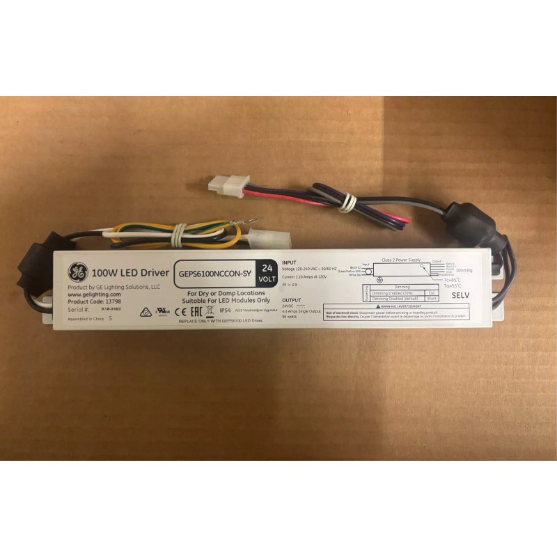 GE GEPS6100NCCON-SY LED Driver Step Dimming 24V/100W *NEW*