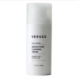 Versed Skin Refine Gentle Pore Clear Serum |Exfoliating facial serum with salicylic acid and mandelic acid for clear skin Safe for sensitive and vegan 30ml 1 fl oz / Versed 피부 리파인 젠틀 모공 클리어 세럼 | 살리실산과 만델산으로 각질 제거 페이셜 세럼으로 맑은 피부를 위한 제품 민감성 비건 30ml  1 fl oz에 안전