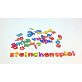 Unbekannt Magnetic Letters / 52 Pieces / Material: Wood / Weight: 400 g / ABC Alphabet / for Children from 3 Years