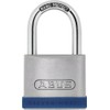 ABUS 79263 Skirt Lock with Key, Silver/Blue, 45mm