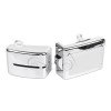 Unbranded Chrome Battery Box Side Cover For Harley Dyna Wide