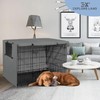 Explore Land Dog Crate Cover Heavy Duty Polyester Pet Kennel
