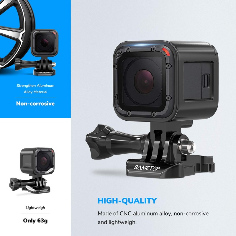 Sametop Case Aluminum Alloy Housing Frame Compatible with GoPro Hero