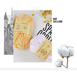 10-Pack of Yonkey Monkey 500 Grams Yarn - 70% Rayon derived from Bamboo, 30% Cotton - Imported -Ruby Red 9007