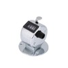 4-Figure Hand Tally Counter, Laps Counter Silver Counter Clicker Counter
