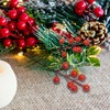TrailMlix 24 Pack Christmas Tree Decorations Artificial Red Berry Stems