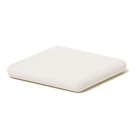 soil Diatomaceous Earth Soap Dish Square White